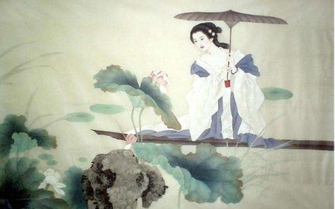 李清照 红藕香残玉簟秋